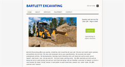 Desktop Screenshot of bartlettexcavating.com